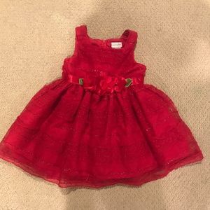 Nordstrom Valentine’s Sweetheart Rose Red Dress